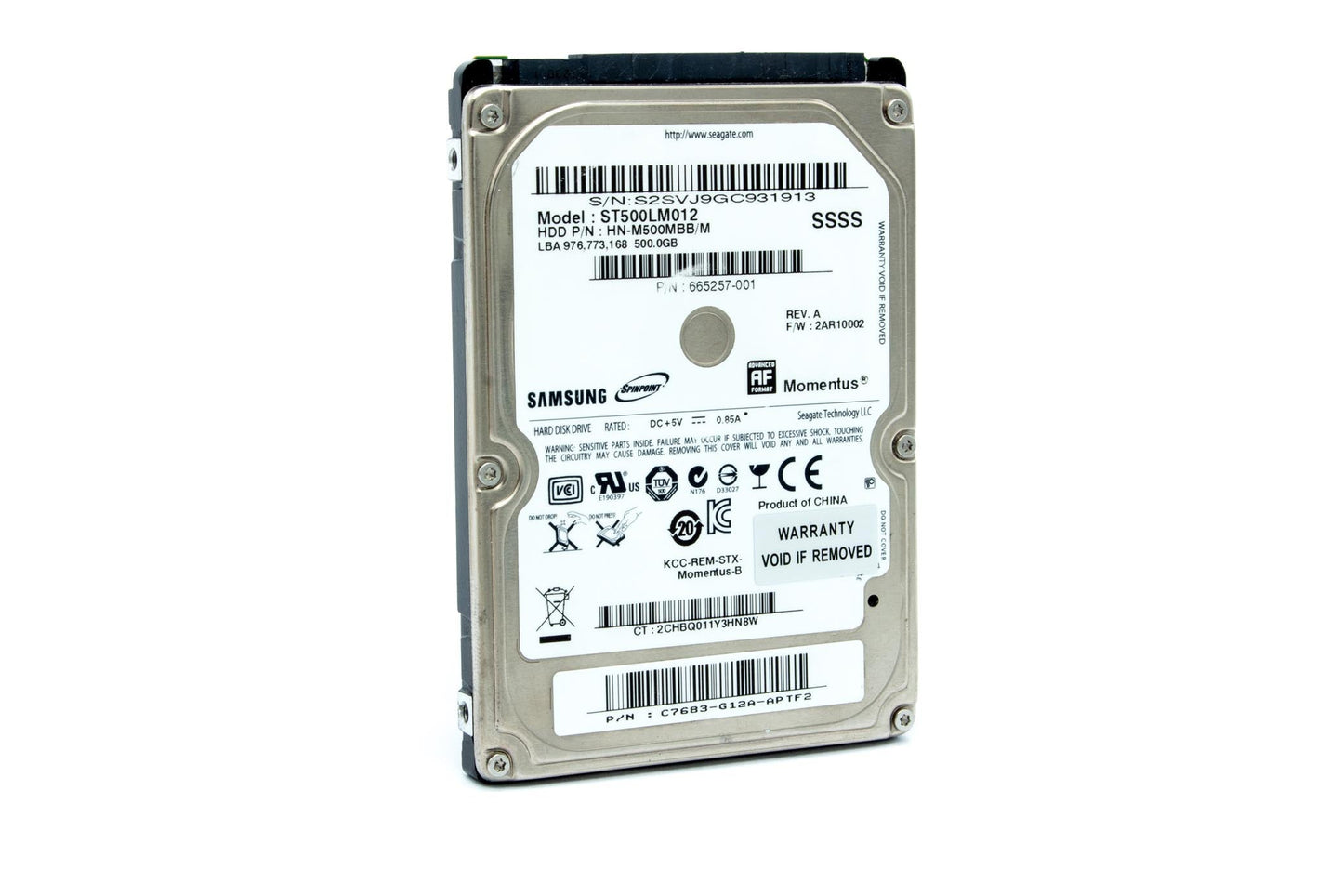 Seagate Spinpoint M8 500GB 2.5-Inch Internal HDD
