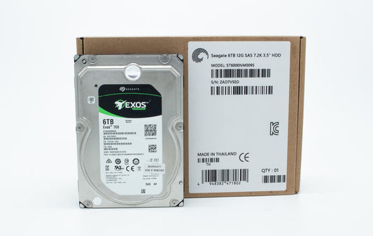 Seagate Enterprise Capacity ST6000NM0095 6TB 7200RPM SAS 12.0 GB/S 256MB 512E Enterprise Hard Drive
