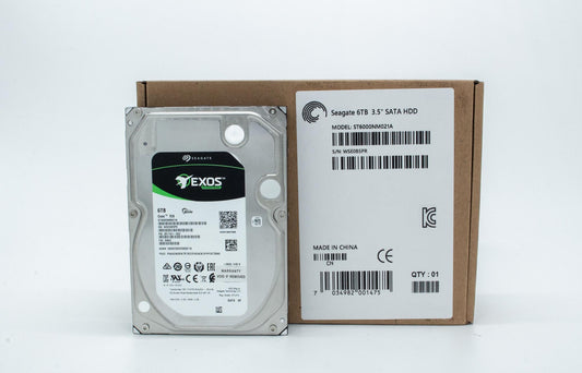 ST6000NM021A Seagate EXOS 7E8 6TB 7.2K RPM 6Gbps 3.5" SATA HD