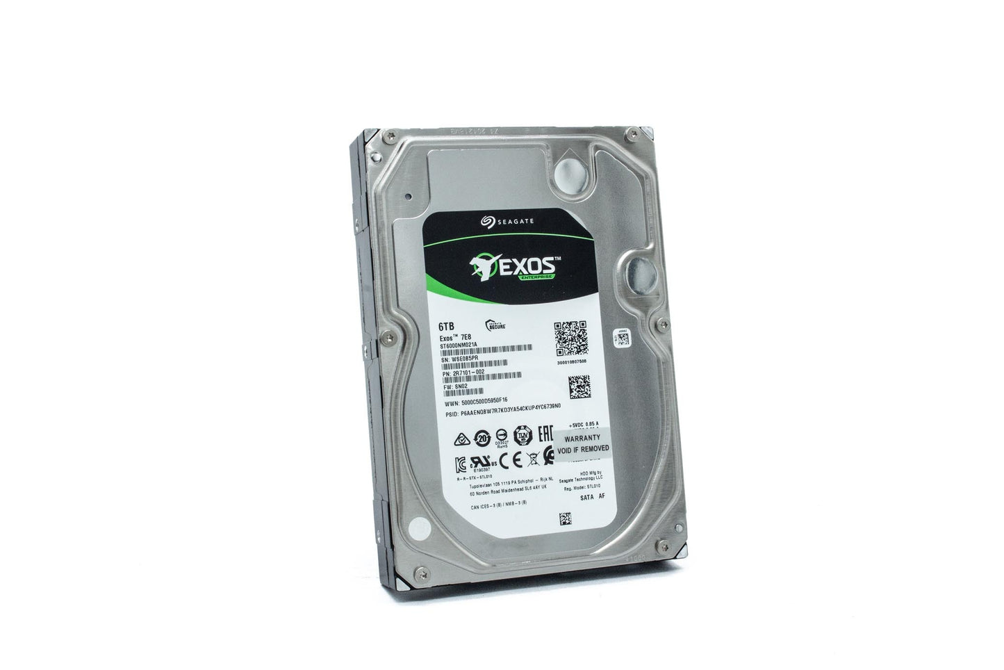 ST6000NM021A Seagate EXOS 7E8 6TB 7.2K RPM 6Gbps 3.5" SATA HD