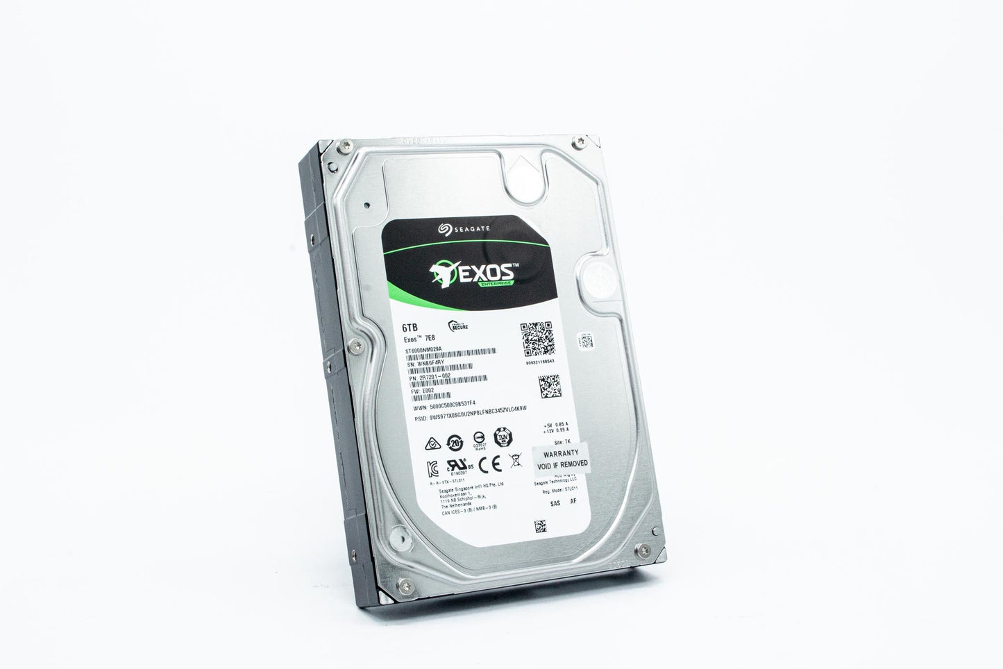Seagate Exos 7E8, 6TB, Enterprise Internal Hard Drive, SAS, 3.5", for Business and Data Centre (ST6000NM029A)