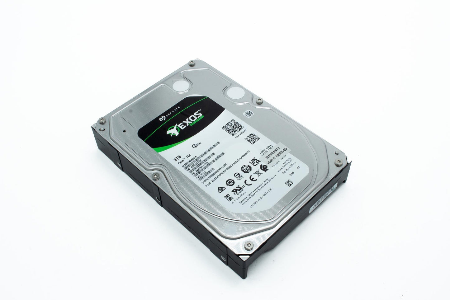 Seagate Exos 7E8, 8TB, Enterprise Internal Hard Drive, SAS, 3.5", for Business and Data Centre (ST8000NM001A)