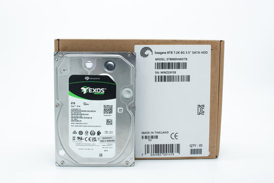 Seagate Exos 7E10 ST8000NM017B 8TB 512E/4KN SATA 6Gb/s 7200RPM 256MB Enterprise Hard Drive