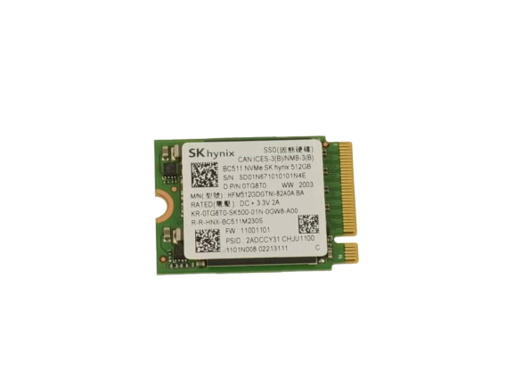 SK Hynix 512GB M.2 2230 PCIe NVMe SSD 0TG8T0 in Qatar