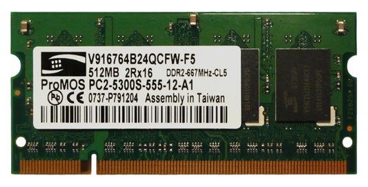 ProMOS V916764B24QCFW-F5 512MB DDR2 RAM in Qatar 