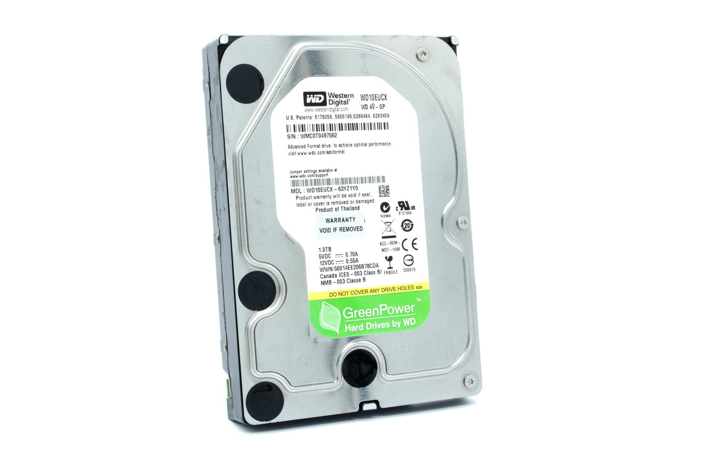 Western Digital WD10EUCX-73YZ1Y0 1TB DCM: HBNNNT2MAB