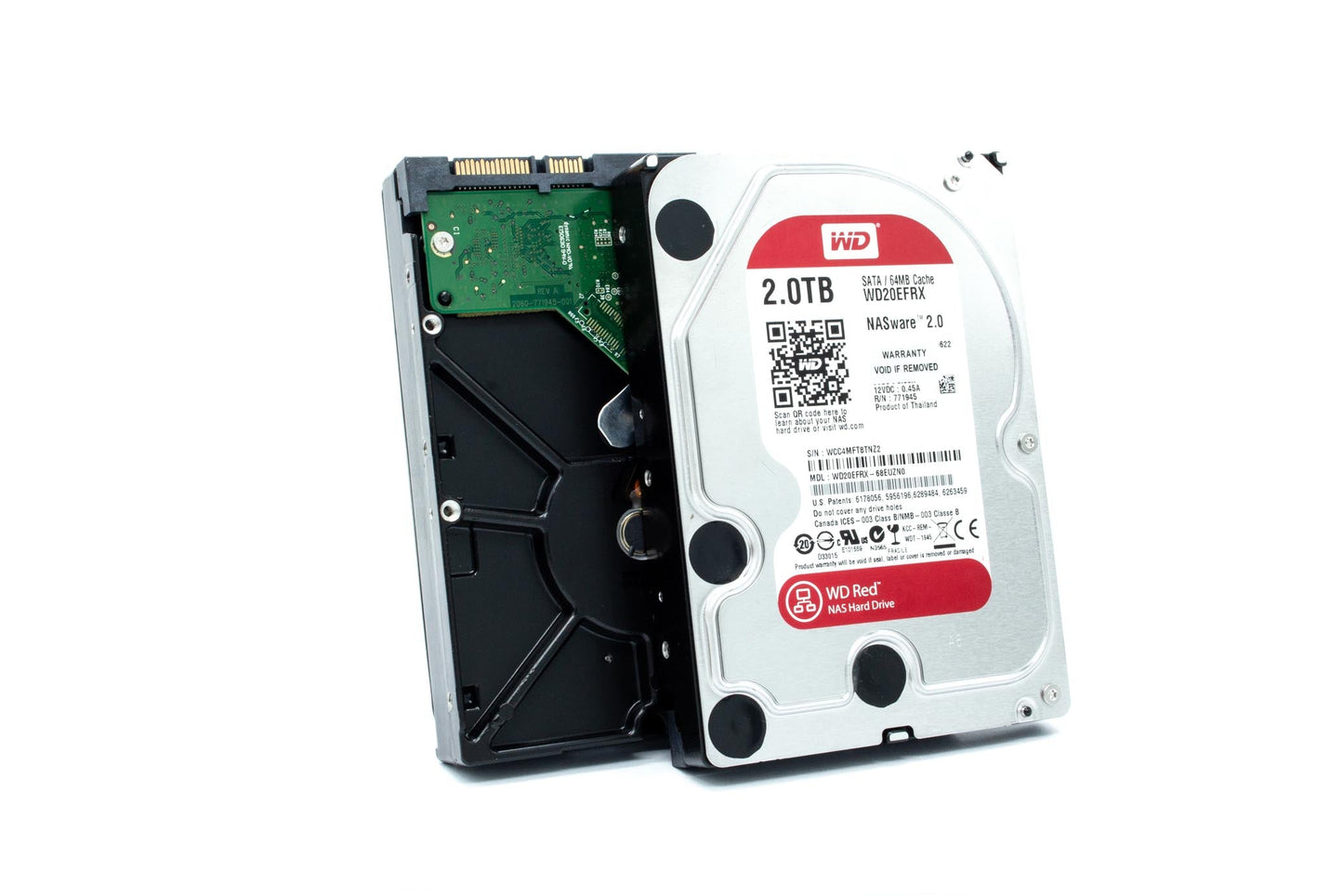 Western Digital WD20EFRX 2TB 3.5-inch SATA 6Gb/s 64MB Cache Hard Drive