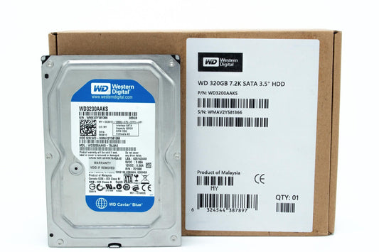 Western Digital Caviar Blue 320 GB Bulk/OEM Hard Drive 3.5 Inch, 16 MB Cache, 7200 RPM SATA II WD3200AAKS