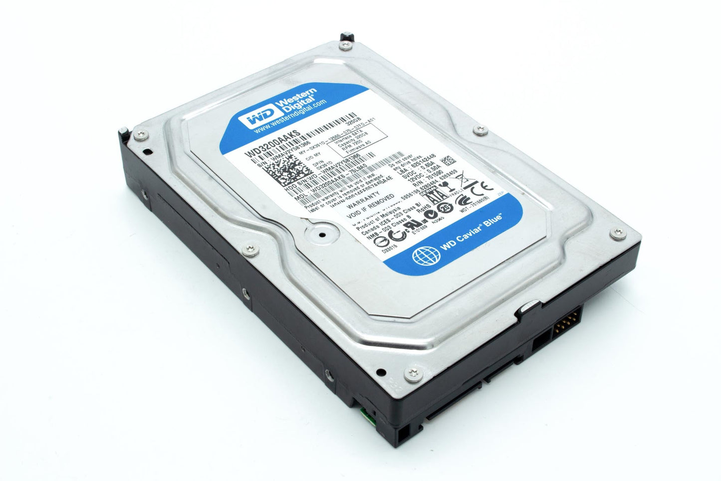 Western Digital Caviar Blue 320 GB Bulk/OEM Hard Drive 3.5 Inch, 16 MB Cache, 7200 RPM SATA II WD3200AAKS