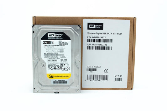 WD3202ABYS-02B7A0, DCM DHRNNT2CHN, Western Digital 320GB SATA 3.5 Hard Drive