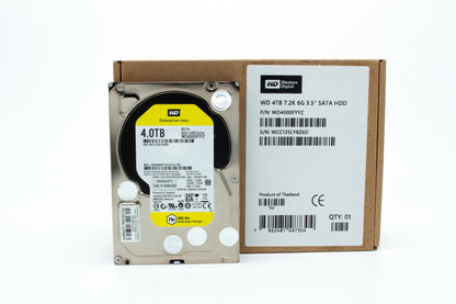Western Digital RE WD4000FYYZ 4TB 7200 RPM 64MB Cache SATA 6. 0Gb/s 3. 5 Enterprise Internal Hard Drive - OEM w/3 Year Warranty