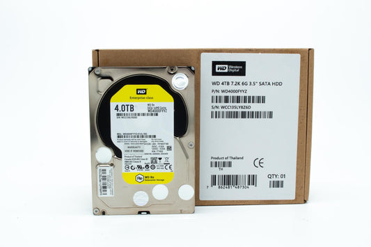 Western Digital RE WD4000FYYZ 4TB 7200 RPM 64MB Cache SATA 6. 0Gb/s 3. 5 Enterprise Internal Hard Drive - OEM w/3 Year Warranty