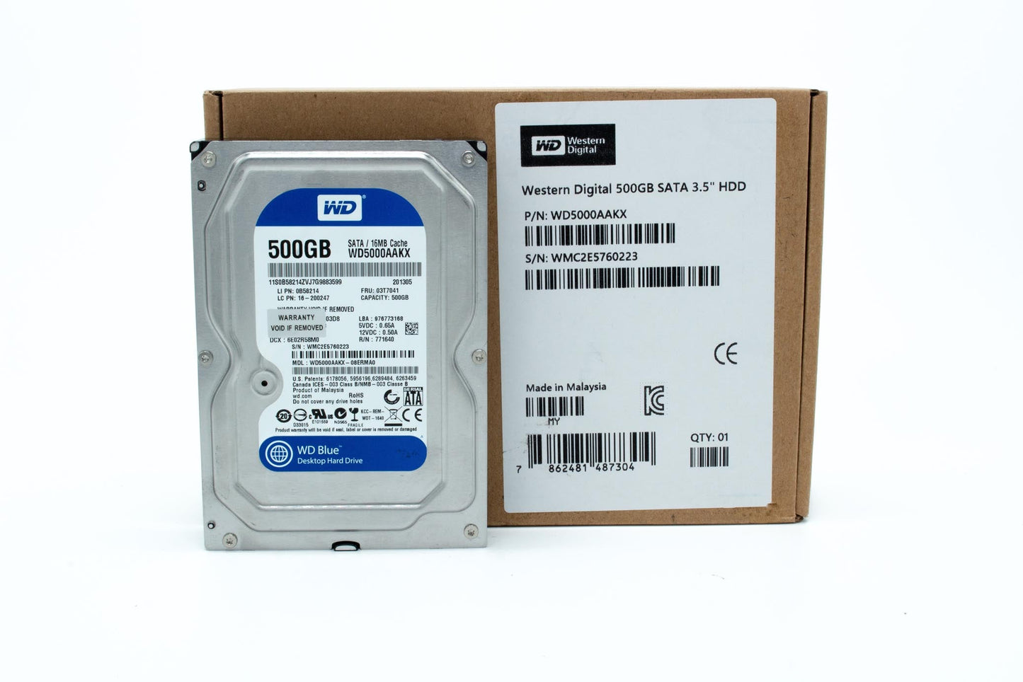 WD Blue 500GB Internal Hard Drive (WD5000AAKX)