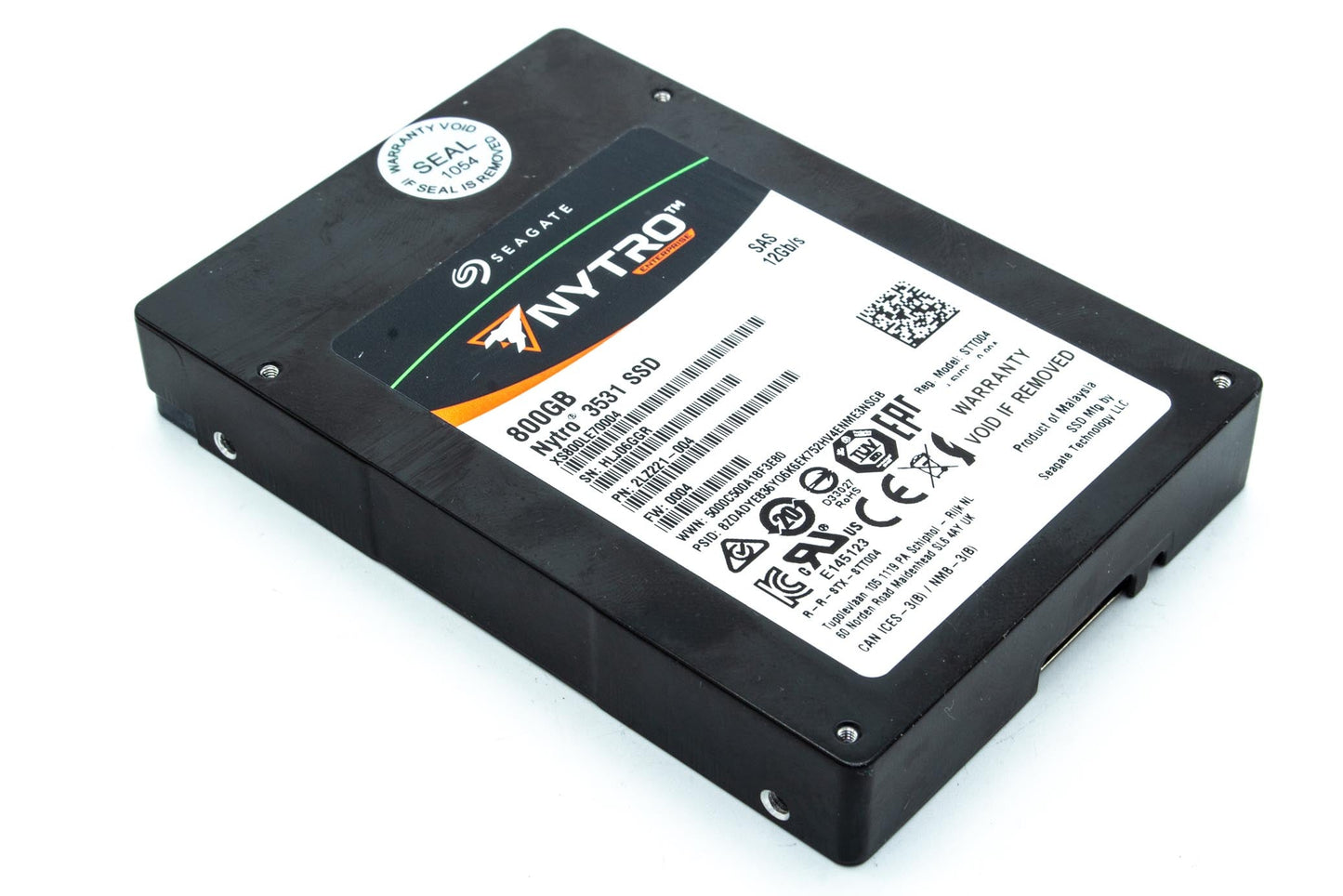 Seagate Nytro 3531 800GB 2.5" SAS-3 Internal SSD (XS800LE70004)