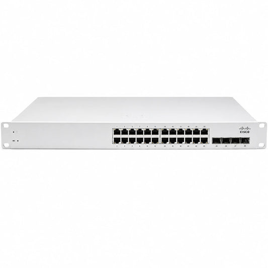 Cisco MS220 24 Port 40Gbps L2 Cloud Managed Switch, Metal Case, RJ45 Interface, Compatible with Desktop, Laptop, Server, Printer