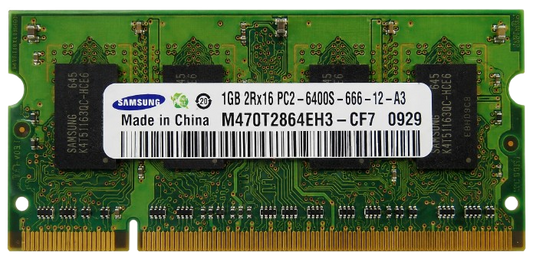 Samsung M470T2864EH3-CF7 1GB DDR2-800 SODIMM in Qatar