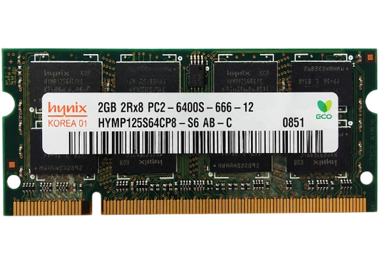 Hynix HYMP125S64CP8-S6 2GB DDR2-667 SODIMM in Qatar 