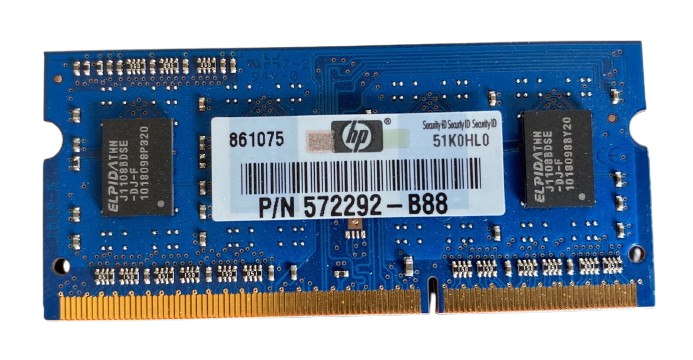 HP 572292-B88 1GB DDR3 1333MHz SODIMM in Qatar