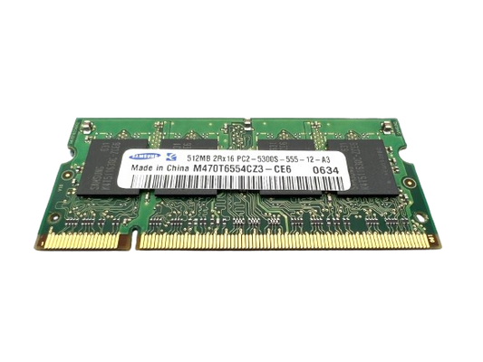 Samsung M470T6554CZ3-CE6 512MB DDR2-667 SODIMM in Qatar 