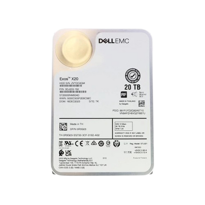 Dell 20TB SAS 12Gbps 7.2K 3.5 HDD 0R3G03 ST20000NM004D Qatar