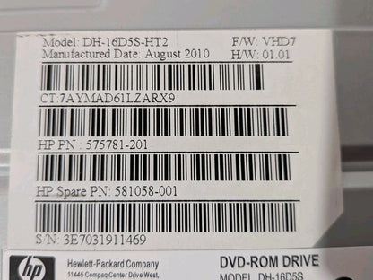 HP 575781-201 DVD RW SATA 5.25-inch Optical Drive